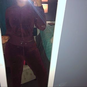 New York & Company Other - Velour Tracksuit Maroon New York & Company Other - Velour Tracksuit Maroon